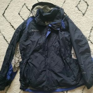 Columbia Interchangeable Removable Hood Blue Black